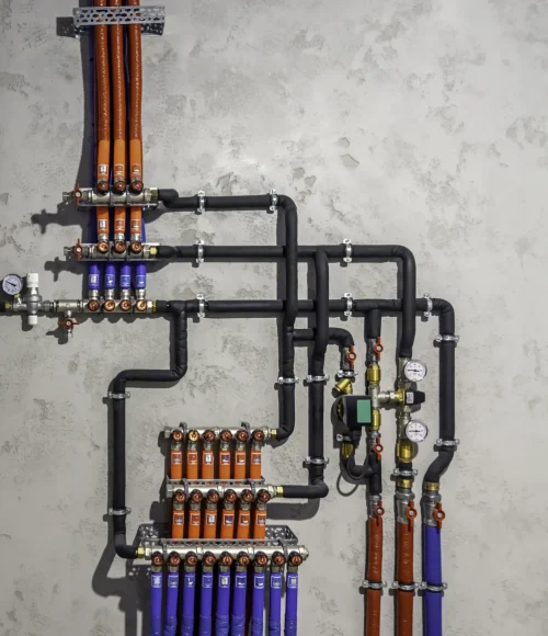 Modern Autonomous Heating System Boiler Room Copy Space | INSTELCO TECNICOS SL